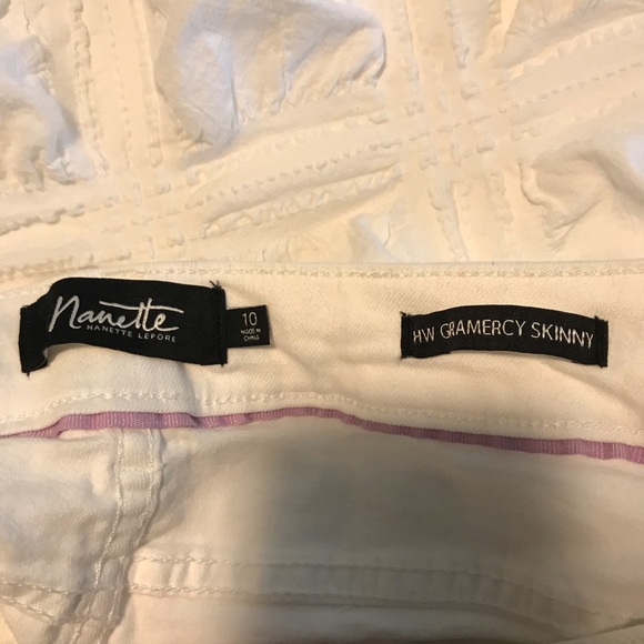 NWOT Nanette LePore HW Distressed Gramercy Skinny - Picture 11 of 11